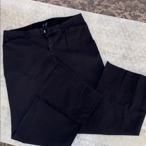 Black GAP stretch chinos with wide legs